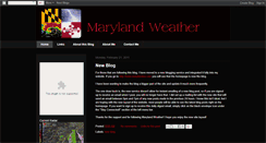 Desktop Screenshot of blog.marylandwx.com